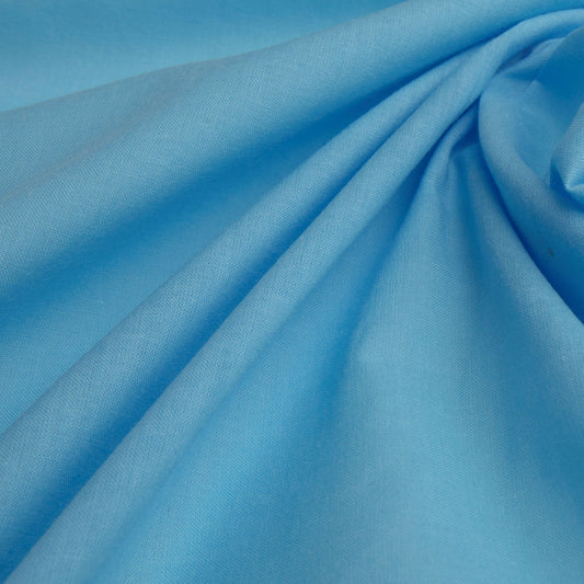 Cambraia De Algodão Azul Bebê