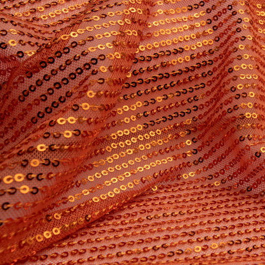 Tule Paetê Des. 2 Laranja