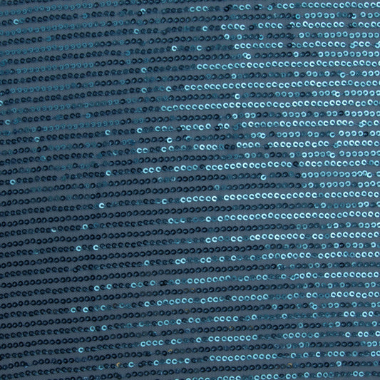 Tule Paetê Des. 2  Azul Claro