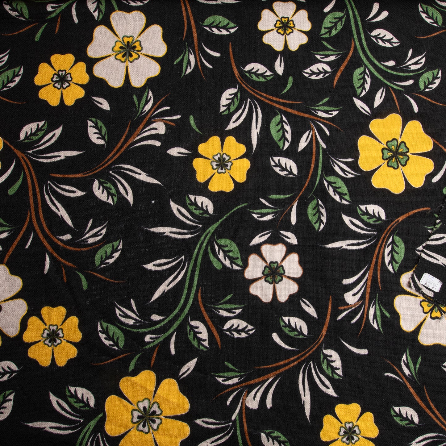 Linho Estampado Des 03 Amarelo