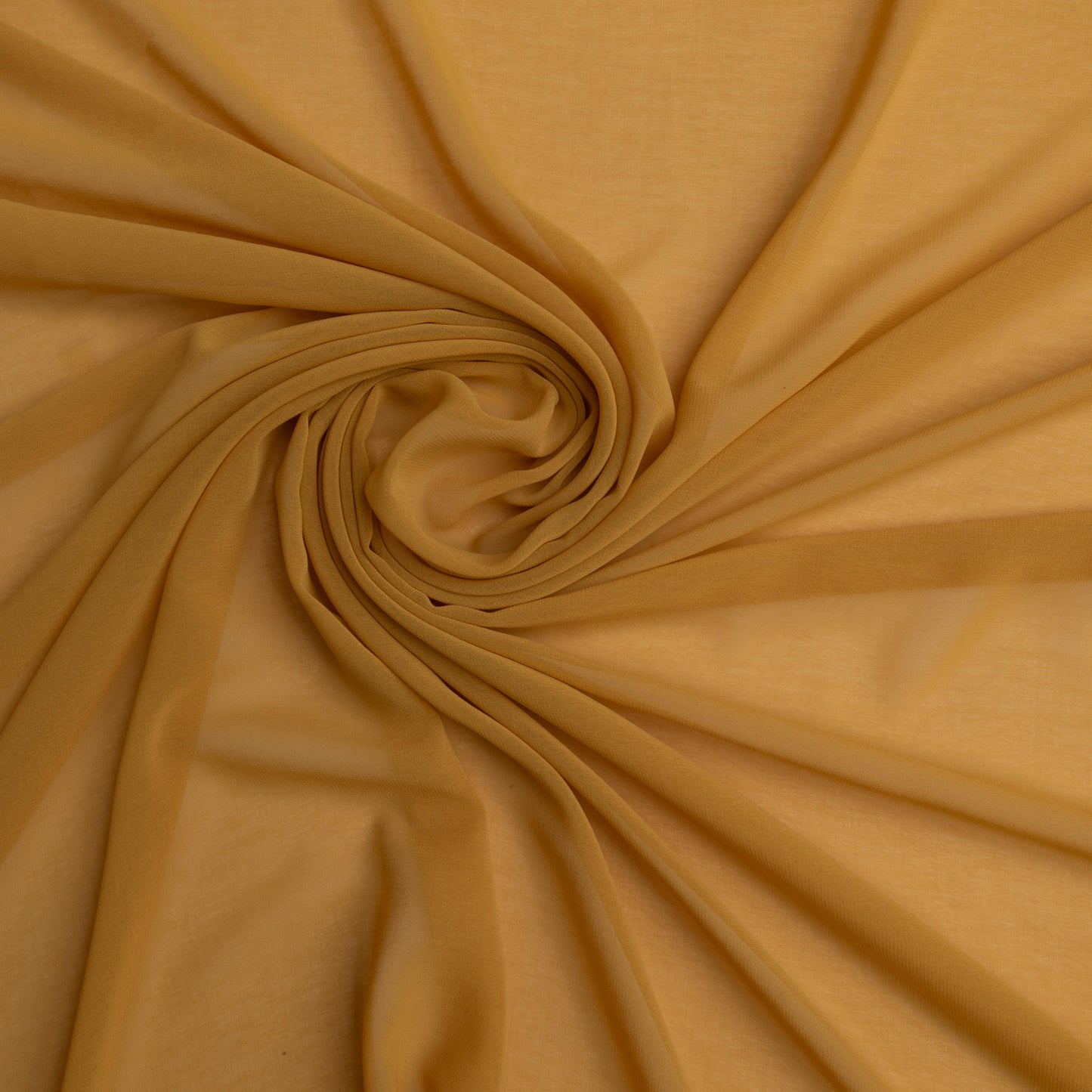 Chiffon Toque De Seda Mostarda