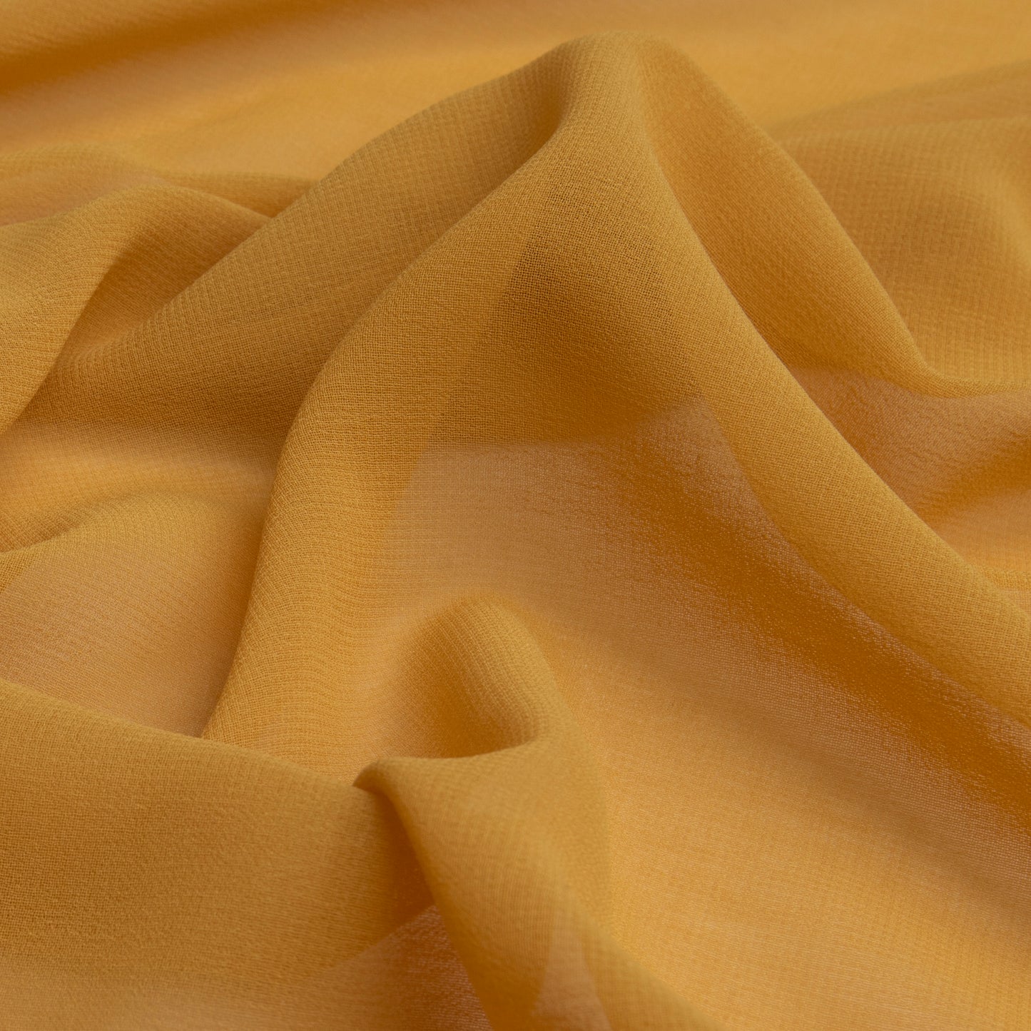 Chiffon Toque De Seda Mostarda