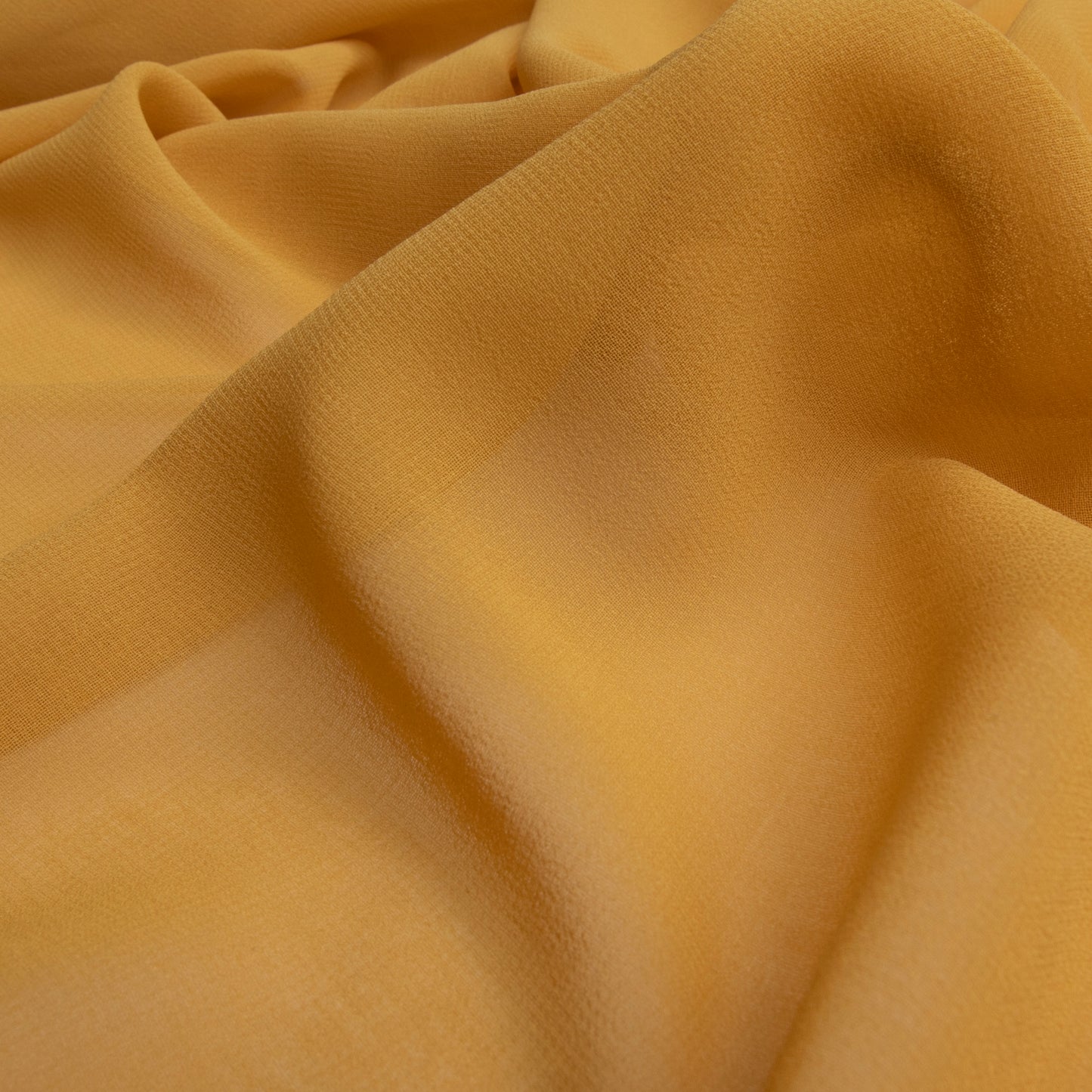 Chiffon Toque De Seda Mostarda