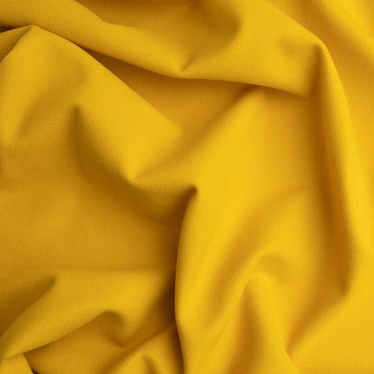 Lã Batida 100% Poliéster Mostarda