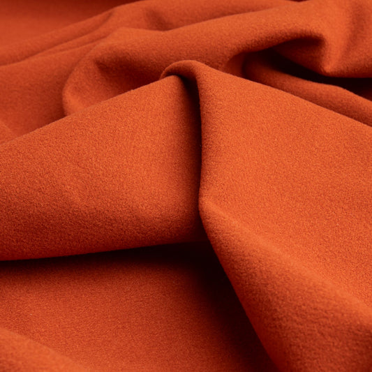 Lã Batida 100% Poliéster  Tangerina