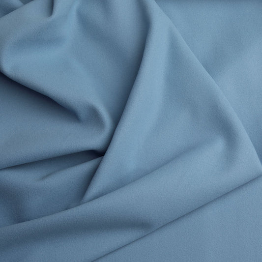 Lã Batida 100% Poliéster Azul Bebê