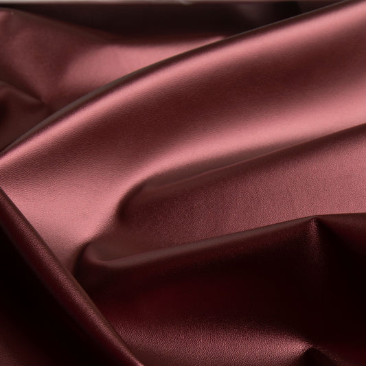 Couro Metálico  II Bordô