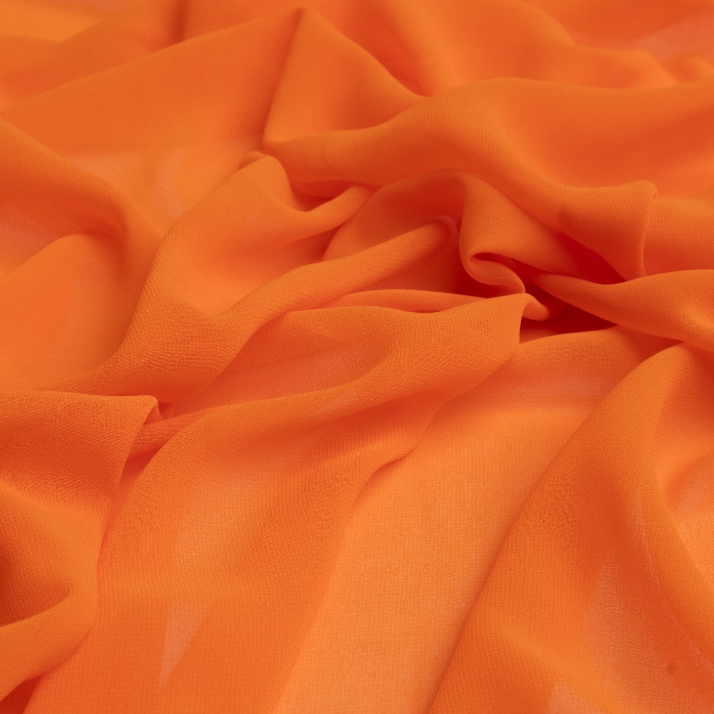 Chiffon Toque De Seda Tangerina