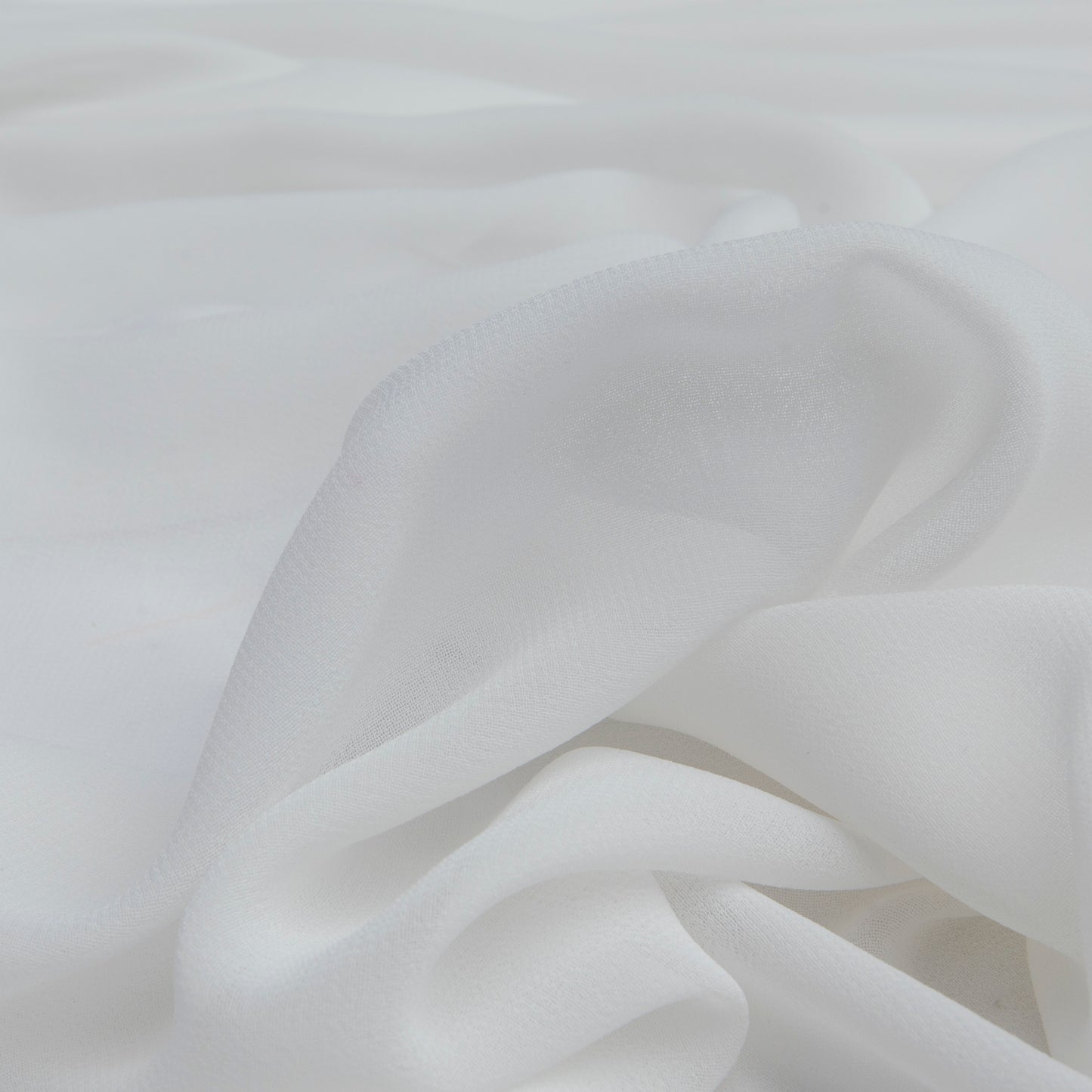 Chiffon Toque De Seda Off White