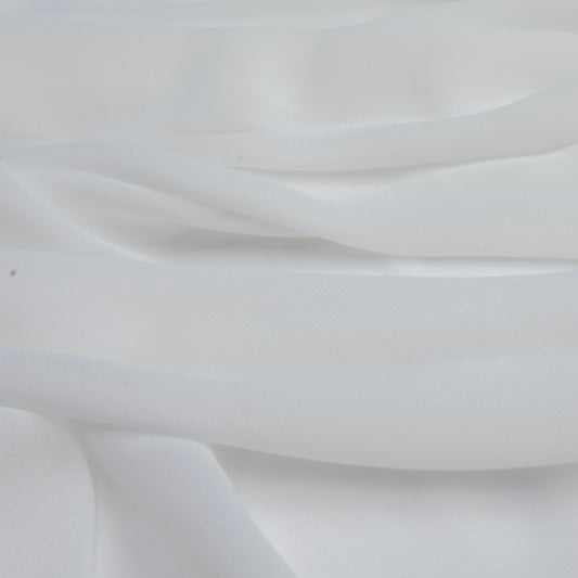 Chiffon Toque De Seda Off White