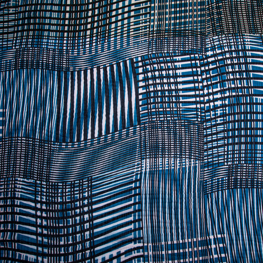 Chiffon Estampado Azul Des 3