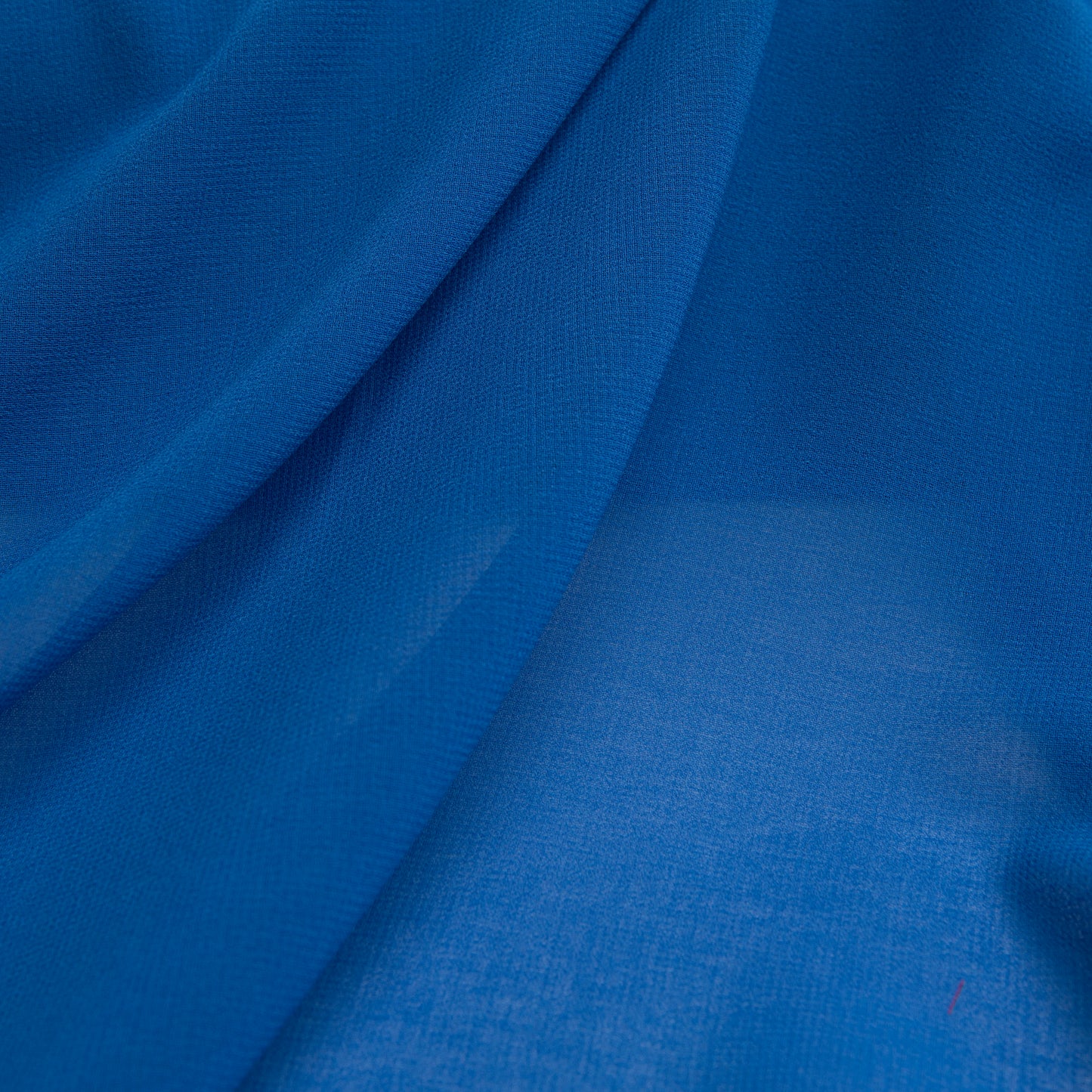 Chiffon Toque De Seda Azul Royal