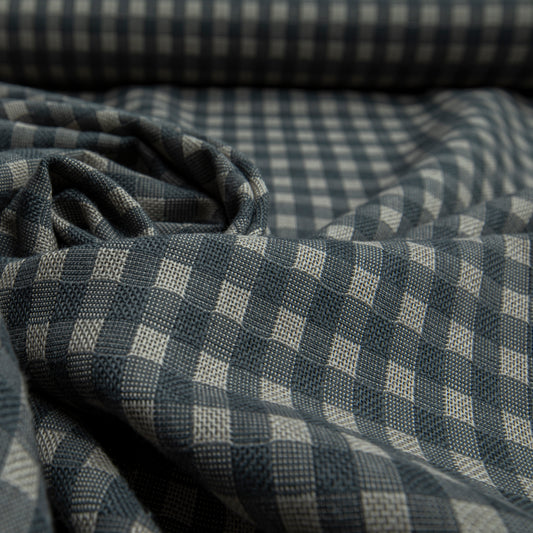 Jacquard Xadrez Cinza