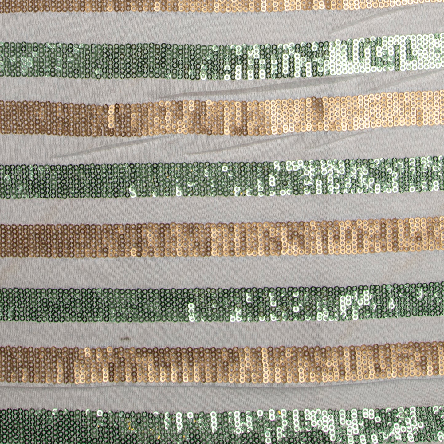 Paetê Stripe Verde e Amarelo