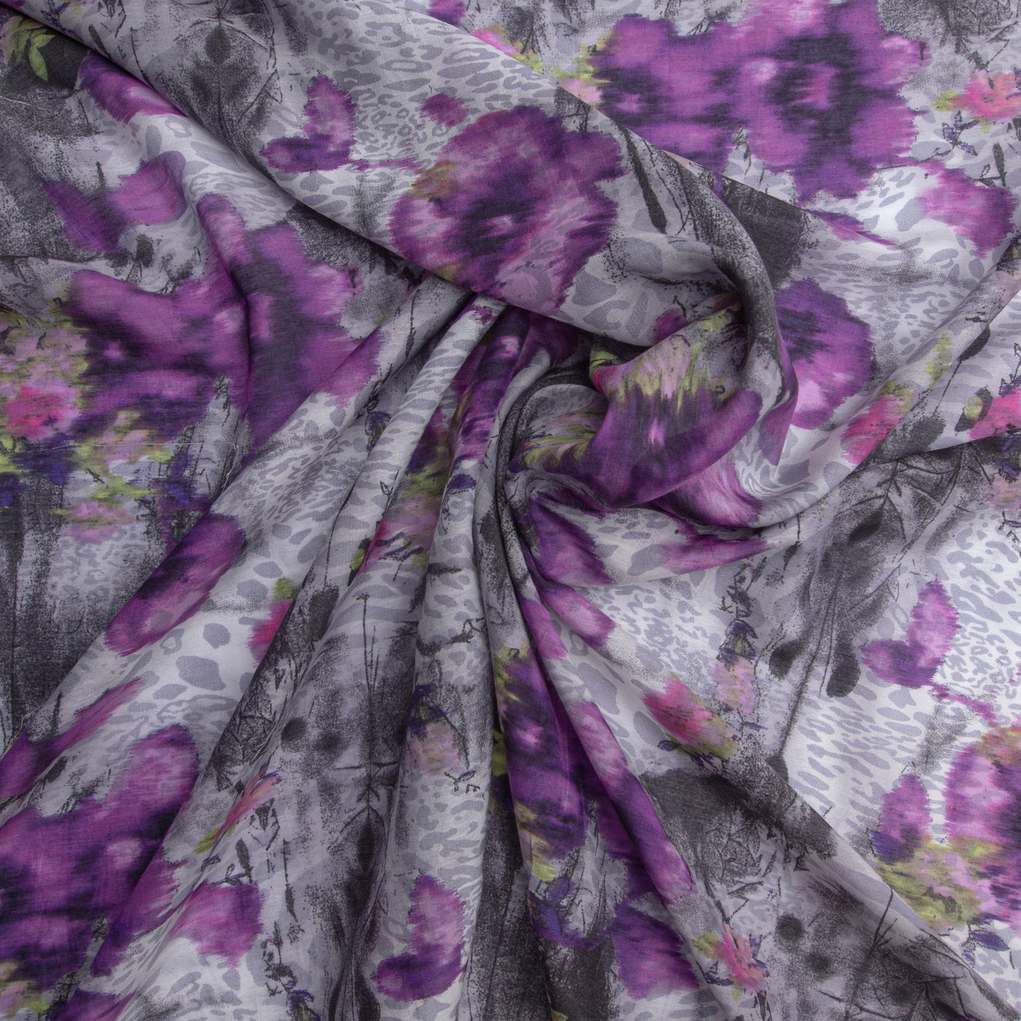 Seda de Algodão Estampado Uva Des 48