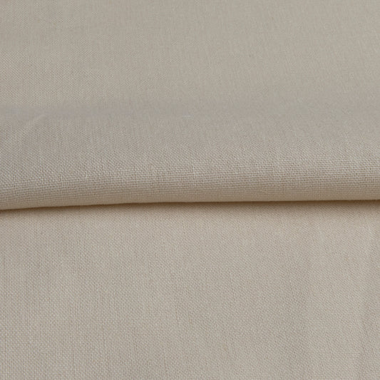 Linho Liso  Manteiga Marfim