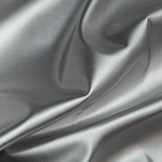 Couro Metálico  II Prata