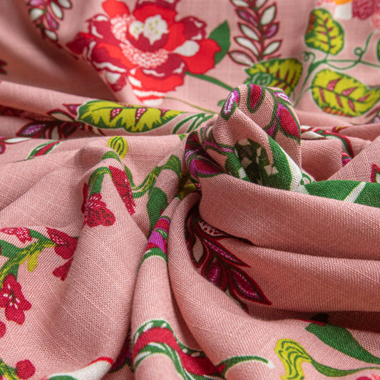 Viscose Estampada Rose