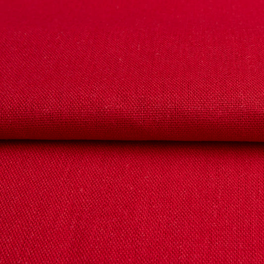 Linho Liso  Vermelho