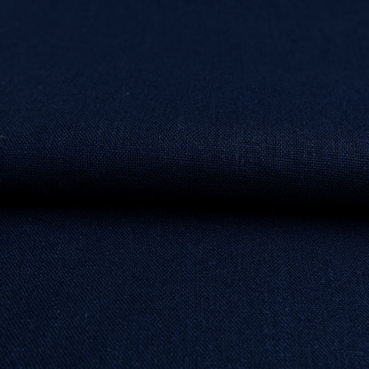 Linho Liso  Azul Marinho