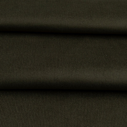 Veludo Cotelê Fino Com Elastano  Verde Musgo