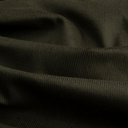 Veludo Cotelê Fino Com Elastano  Verde Musgo