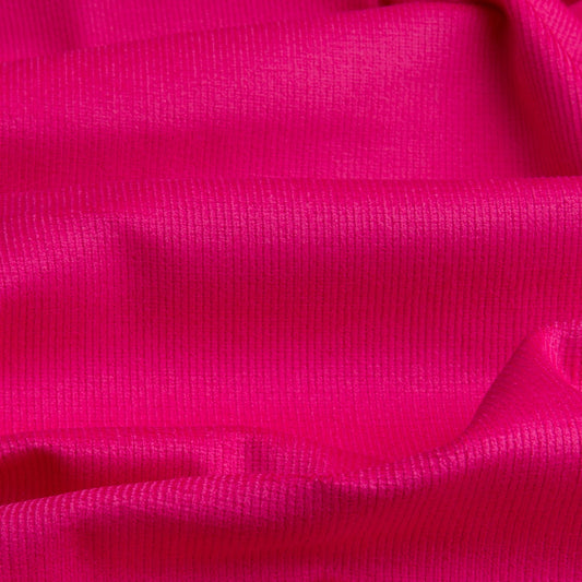 Veludo Cotelê Fino Com Elastano  Pink