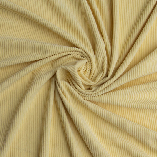 Veludo Cotelê  Amarelo Claro