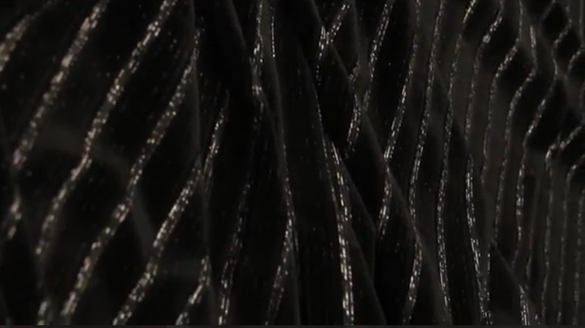 Veludo Bicolor Preto