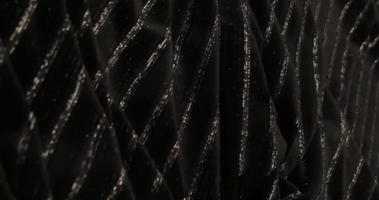 Veludo Bicolor Preto