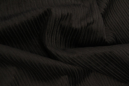 Veludo Cotelê Fantasia Preta