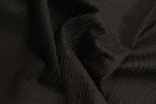 Veludo Cotelê Fantasia Preta