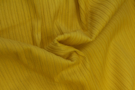 Veludo Cotelê Fantasia Amarelo