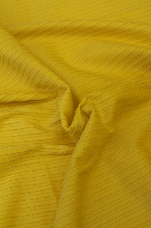 Veludo Cotelê Fantasia Amarelo