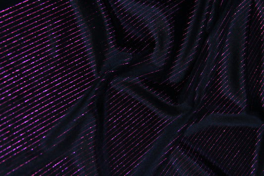 Veludo Stripe Vegas Pink