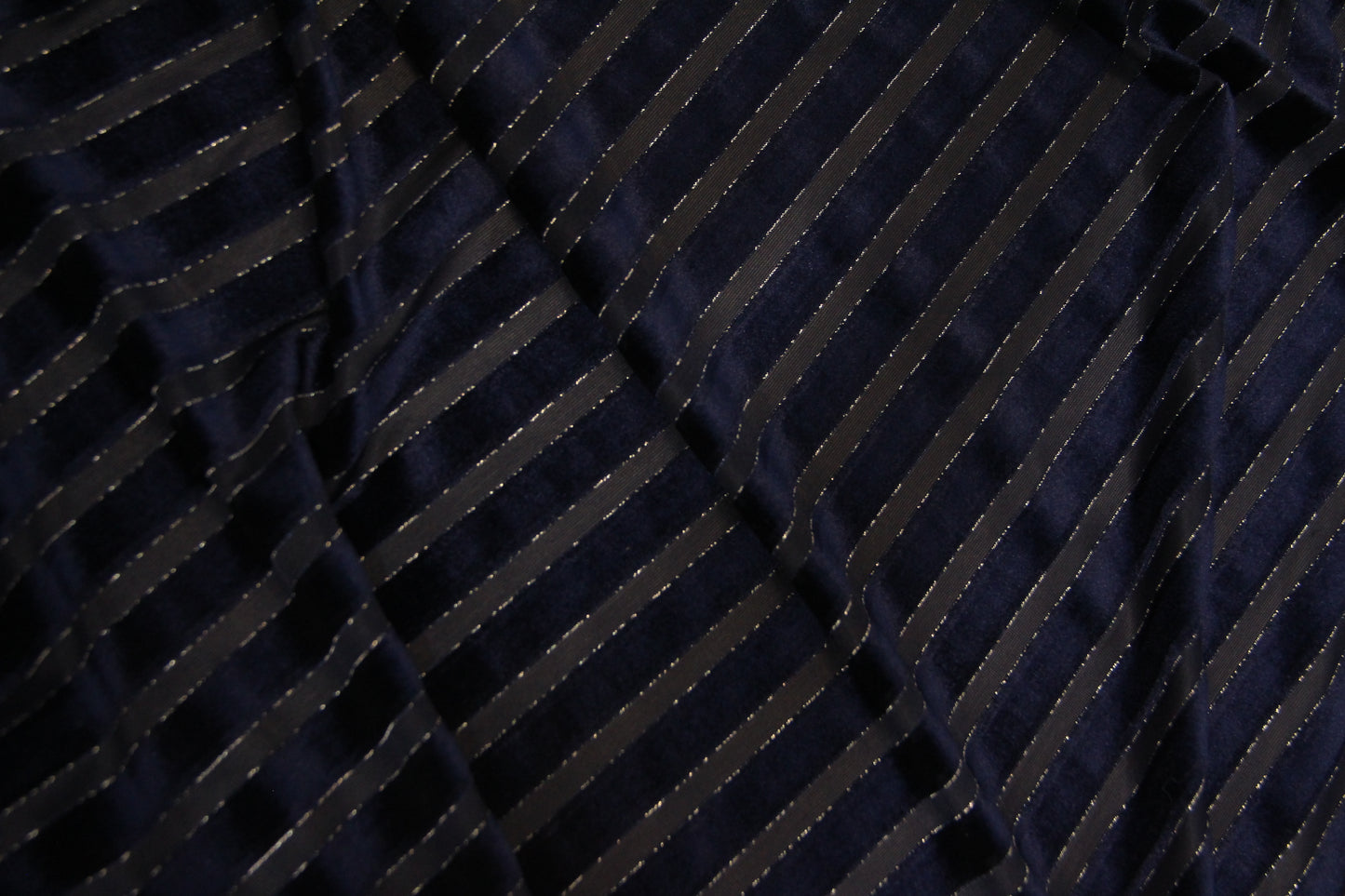 Veludo Devore Shine Preto