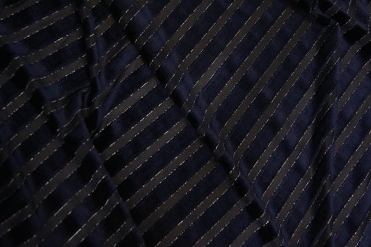 Veludo Devore Shine Preto