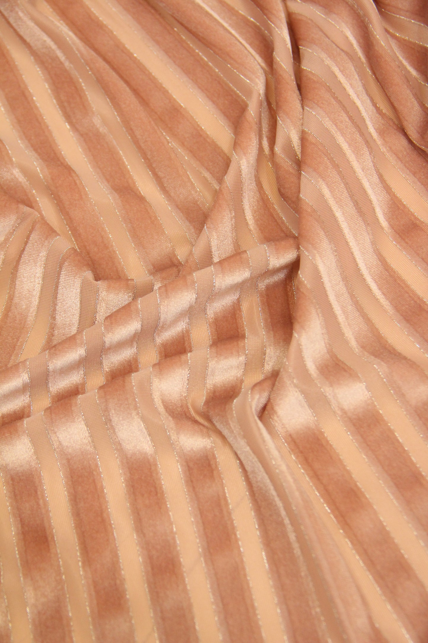 Veludo Devore Shine  Rosa Claro