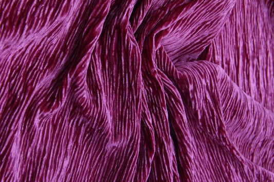 Veludo Plisse Sport Ágata Rosa