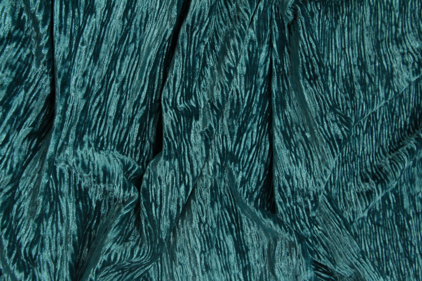 Veludo Plisse Sport Azul Anis