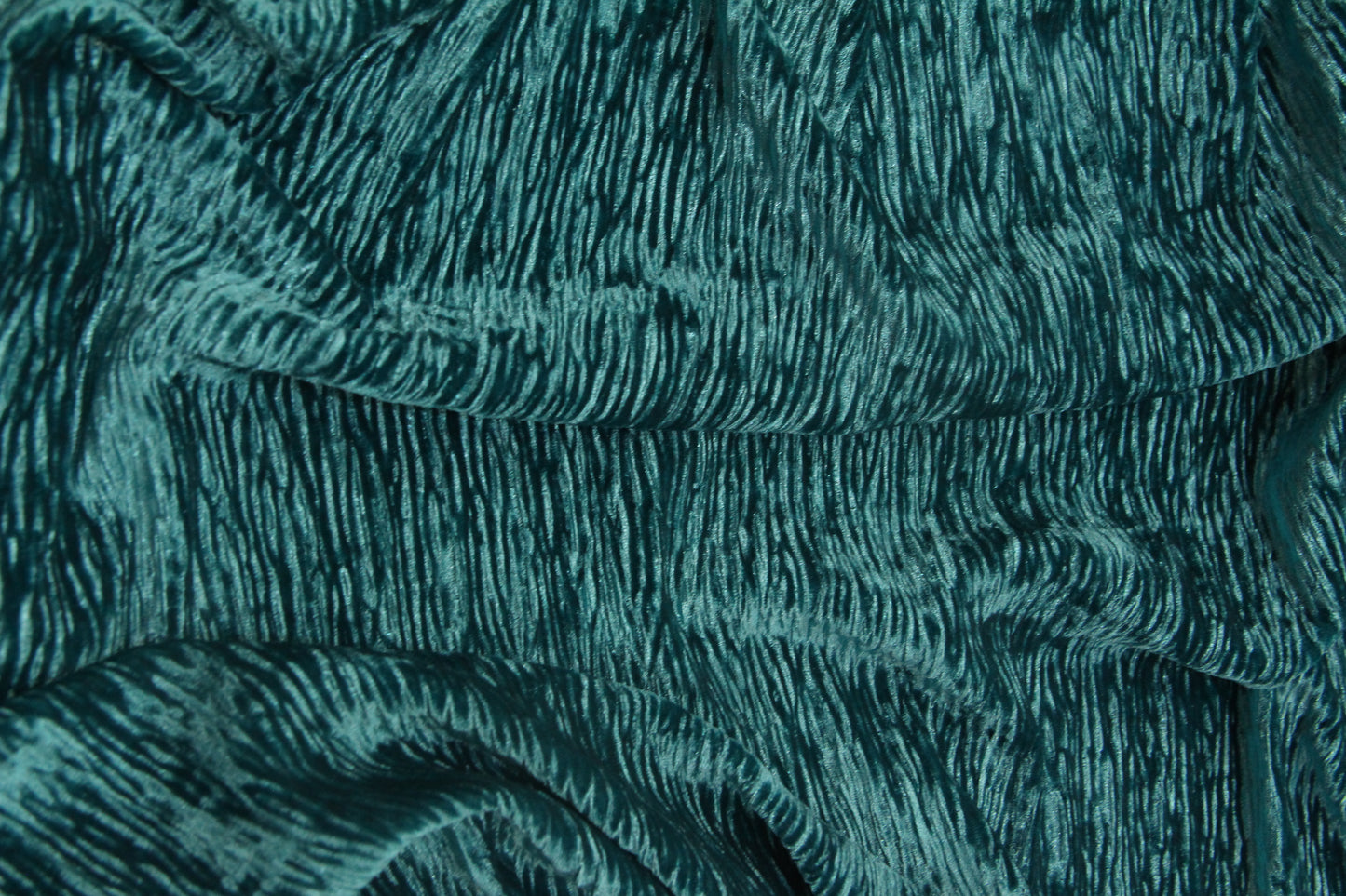 Veludo Plisse Sport Azul Anis