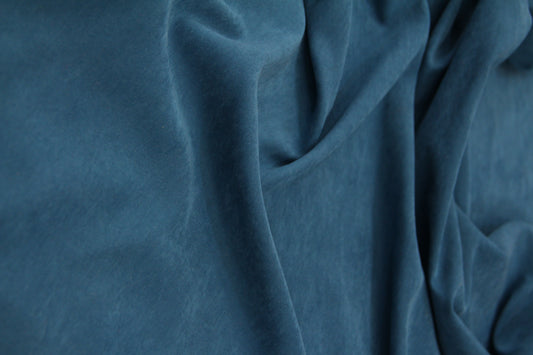 Seda Toulon Cupro Azul Petróleo
