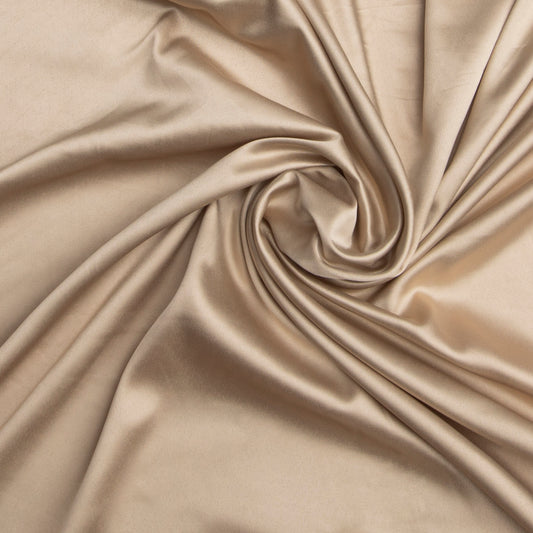 Cetim Toque De Seda Bege