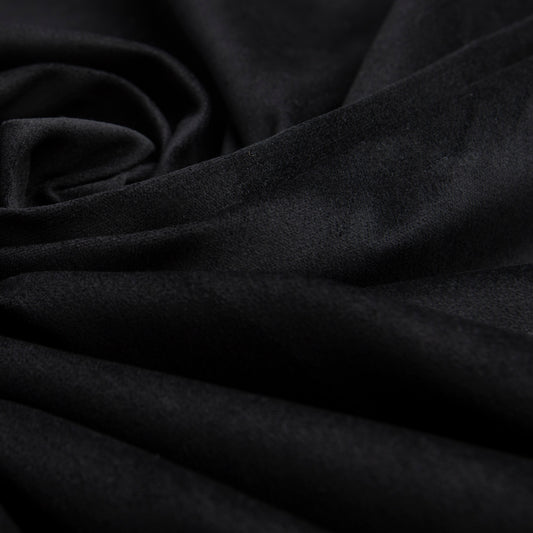 Veludo Liso Com Elastano  Preto