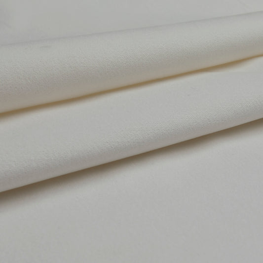 Veludo Liso Com Elastano  Off White