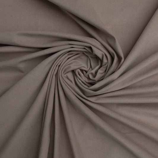 Veludo Liso Com Elastano Bege