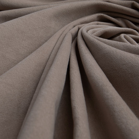 Veludo Liso Com Elastano Bege