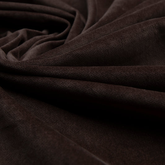 Veludo Liso Com Elastano  Marrom