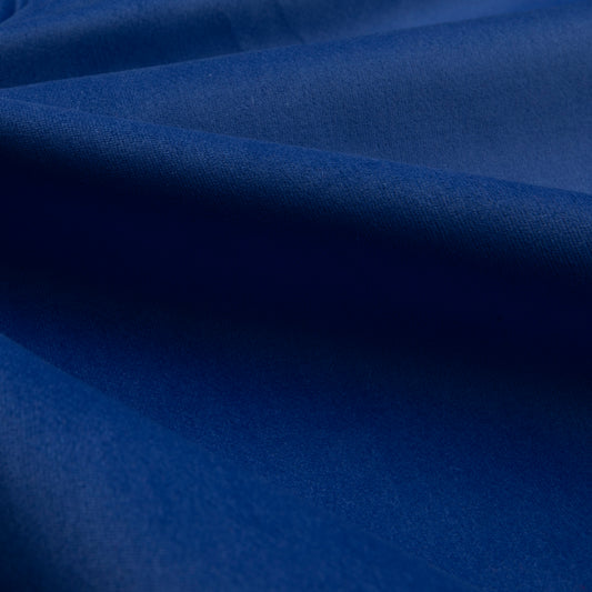 Veludo Liso Com Elastano Azul Royal