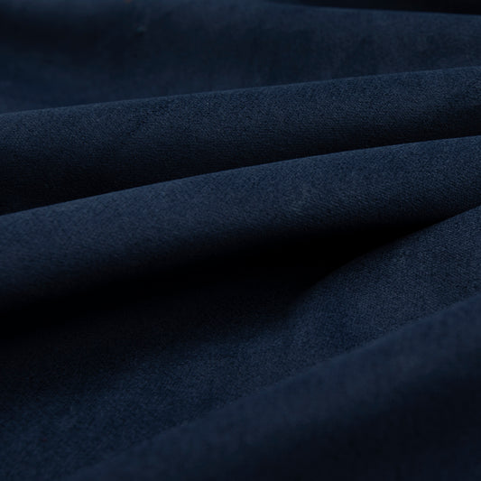 Veludo Liso Com Elastano  Azul Marinho